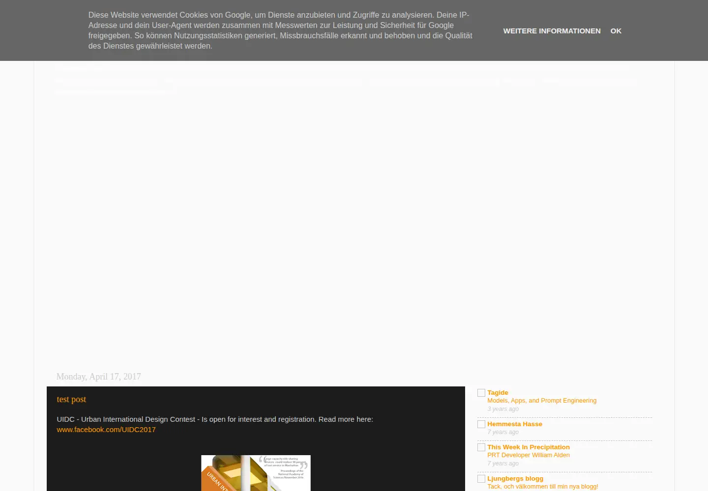 Screenshot of podcar.org