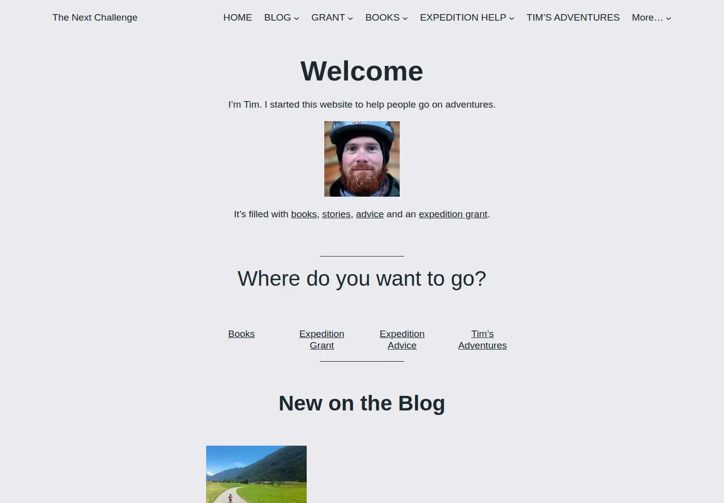 Screenshot of thenextchallenge.org