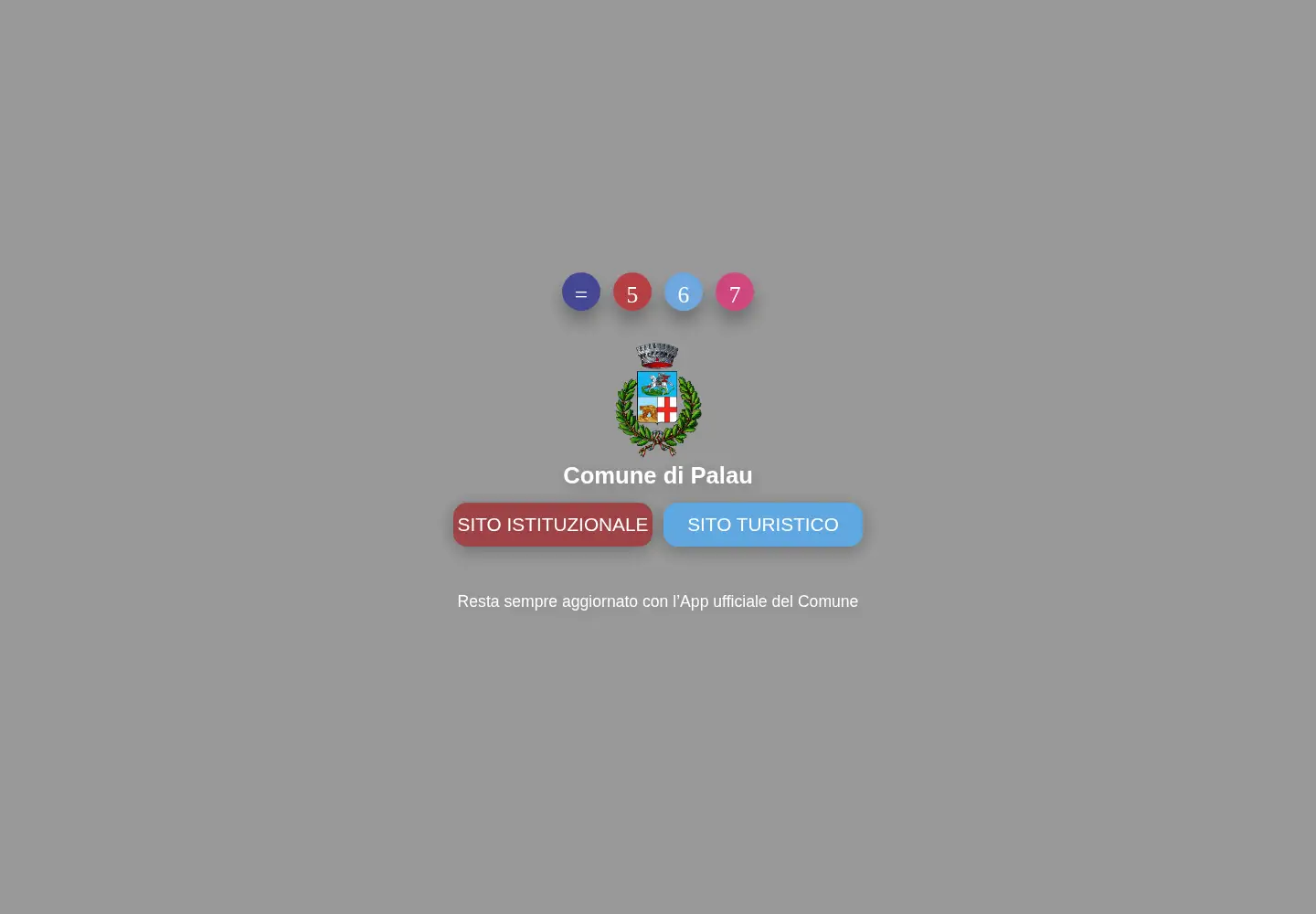 Screenshot of palau.it