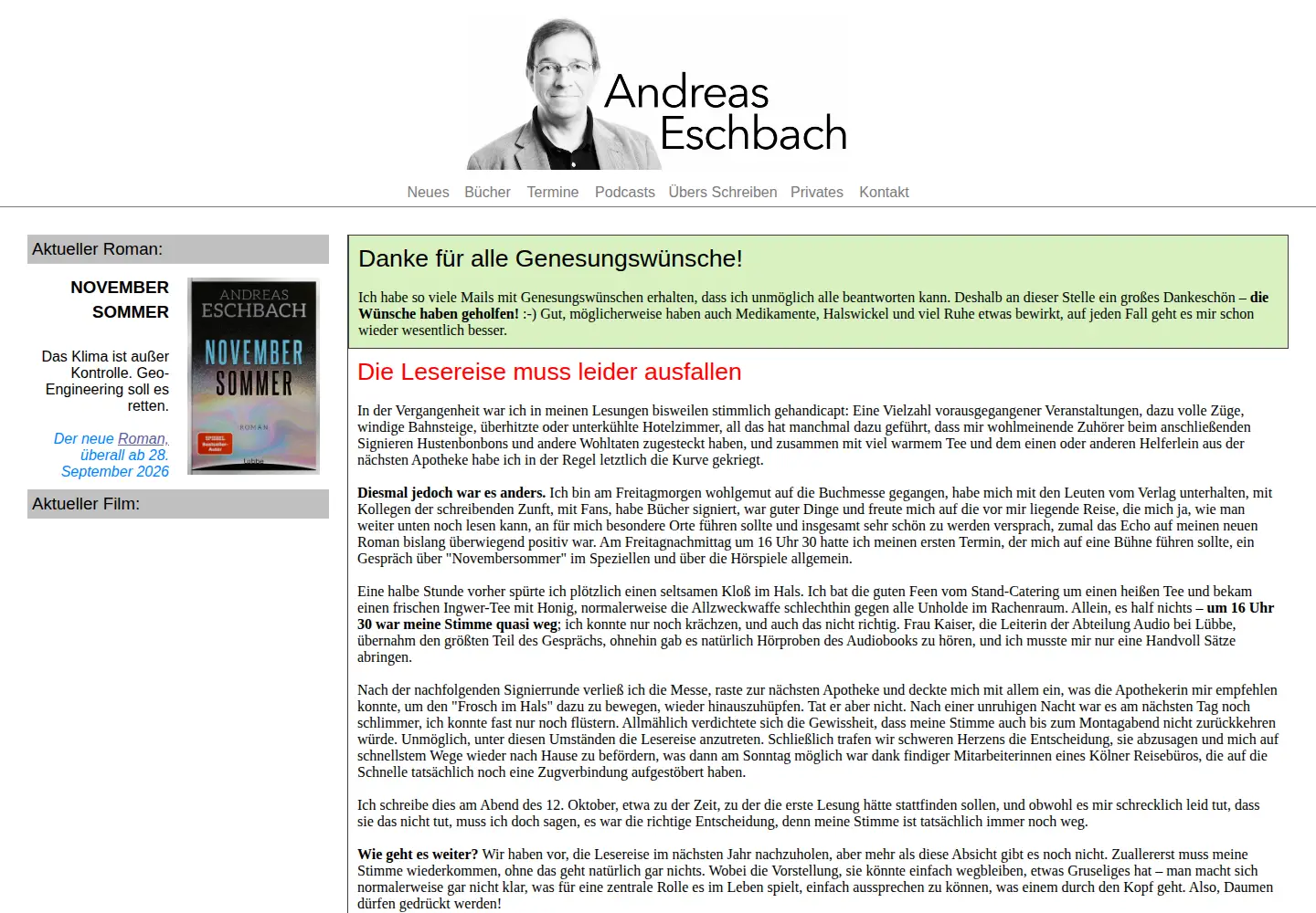 Screenshot of andreaseschbach.de