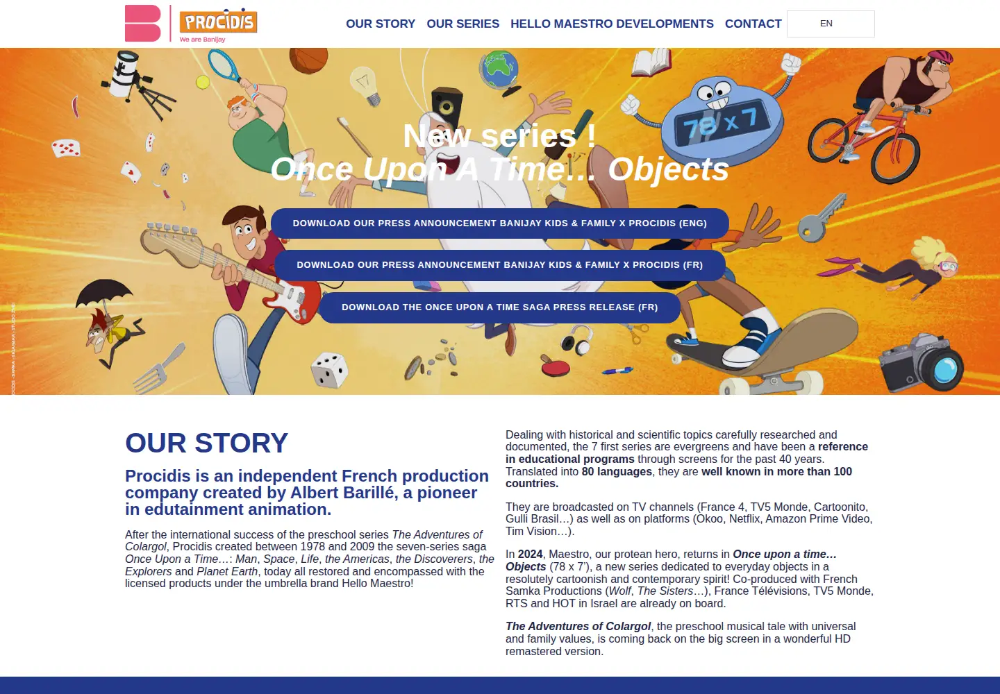 Screenshot of procidis.com