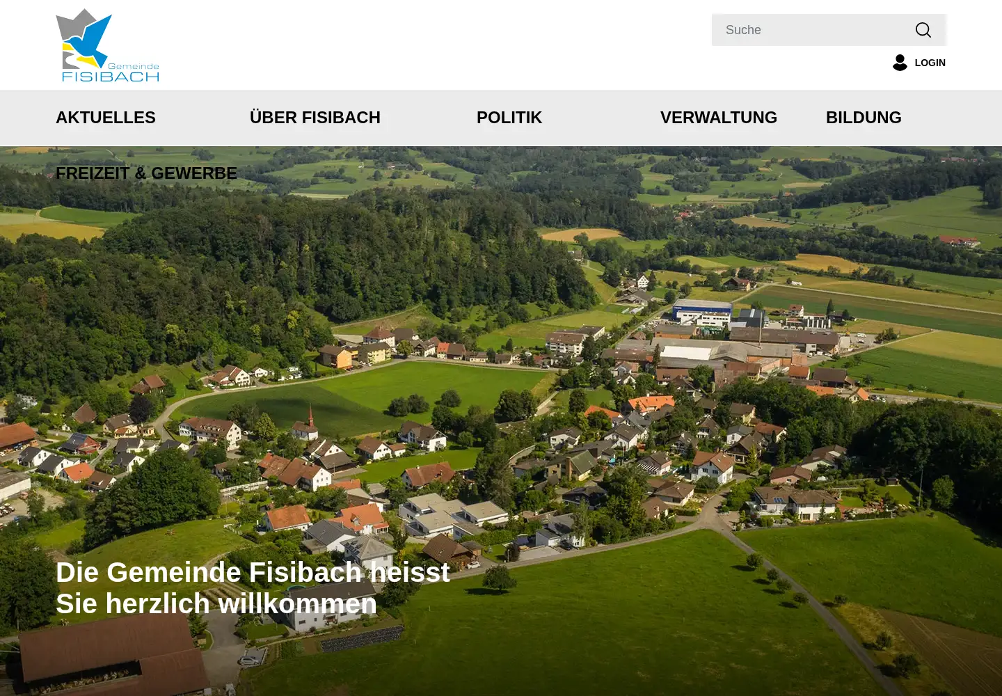 Screenshot of fisibach.ch