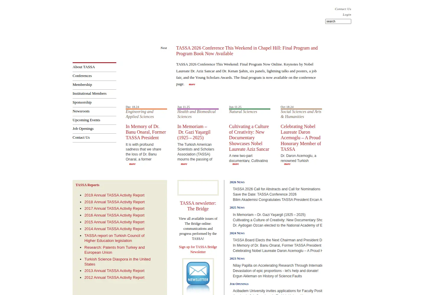 Screenshot of tassausa.org