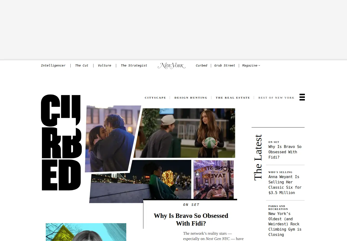 Screenshot of curbed.com