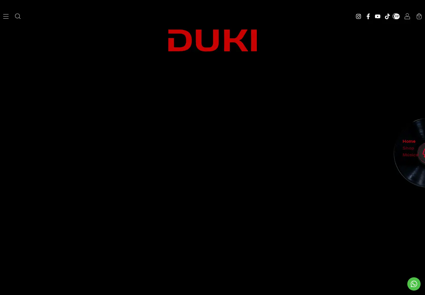 Screenshot of duki.com.ar