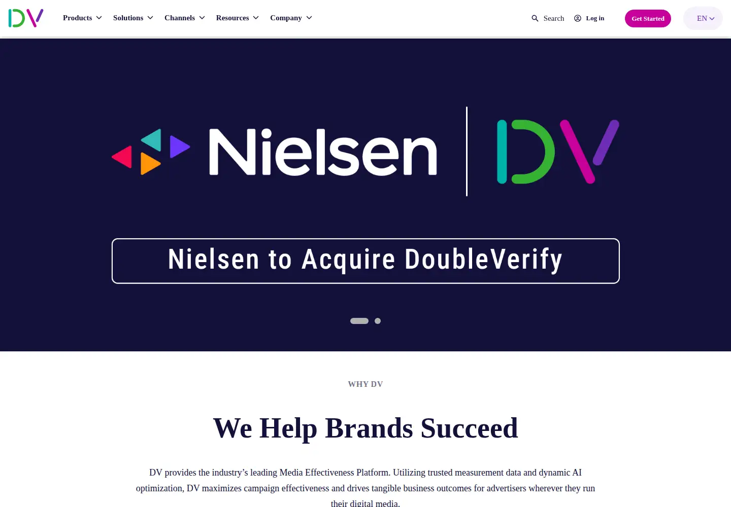Screenshot of doubleverify.com