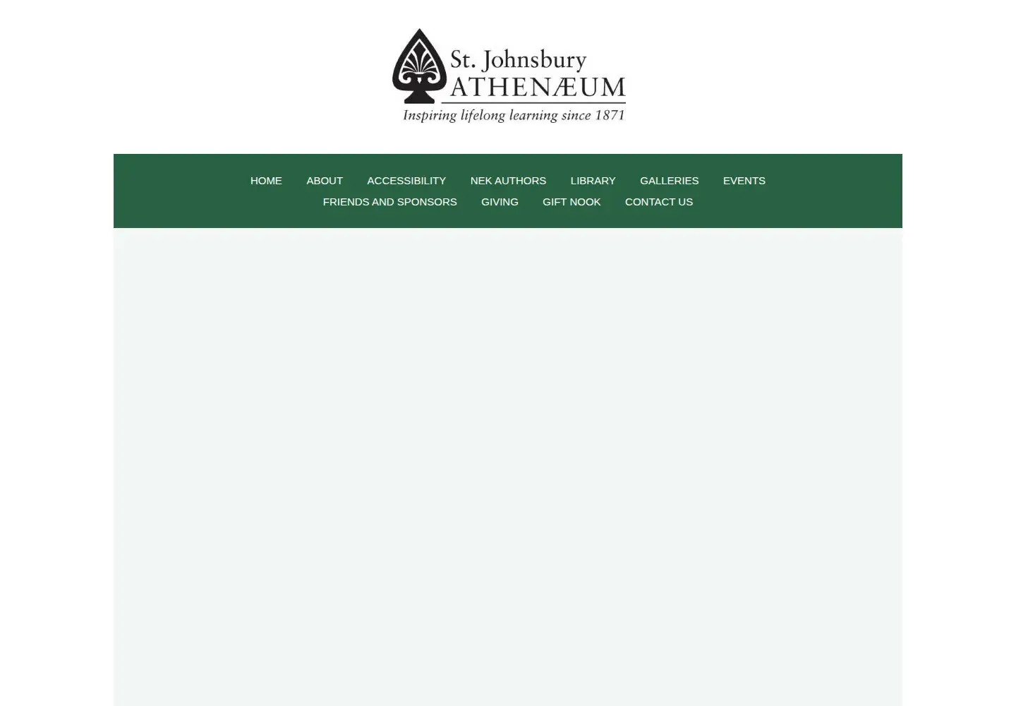 Screenshot of stjathenaeum.org