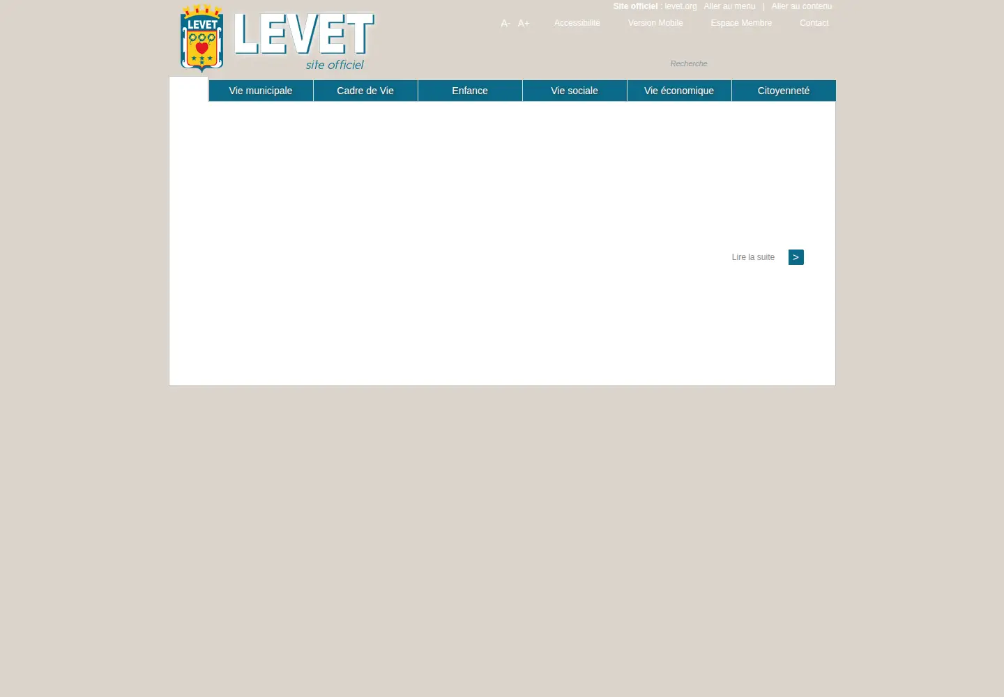 Screenshot of levet.org