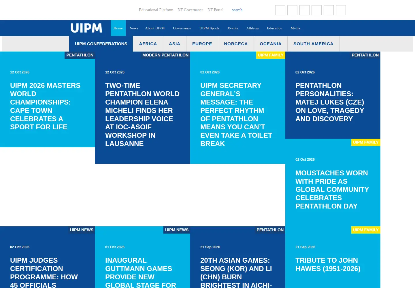 Screenshot of pentathlon.org