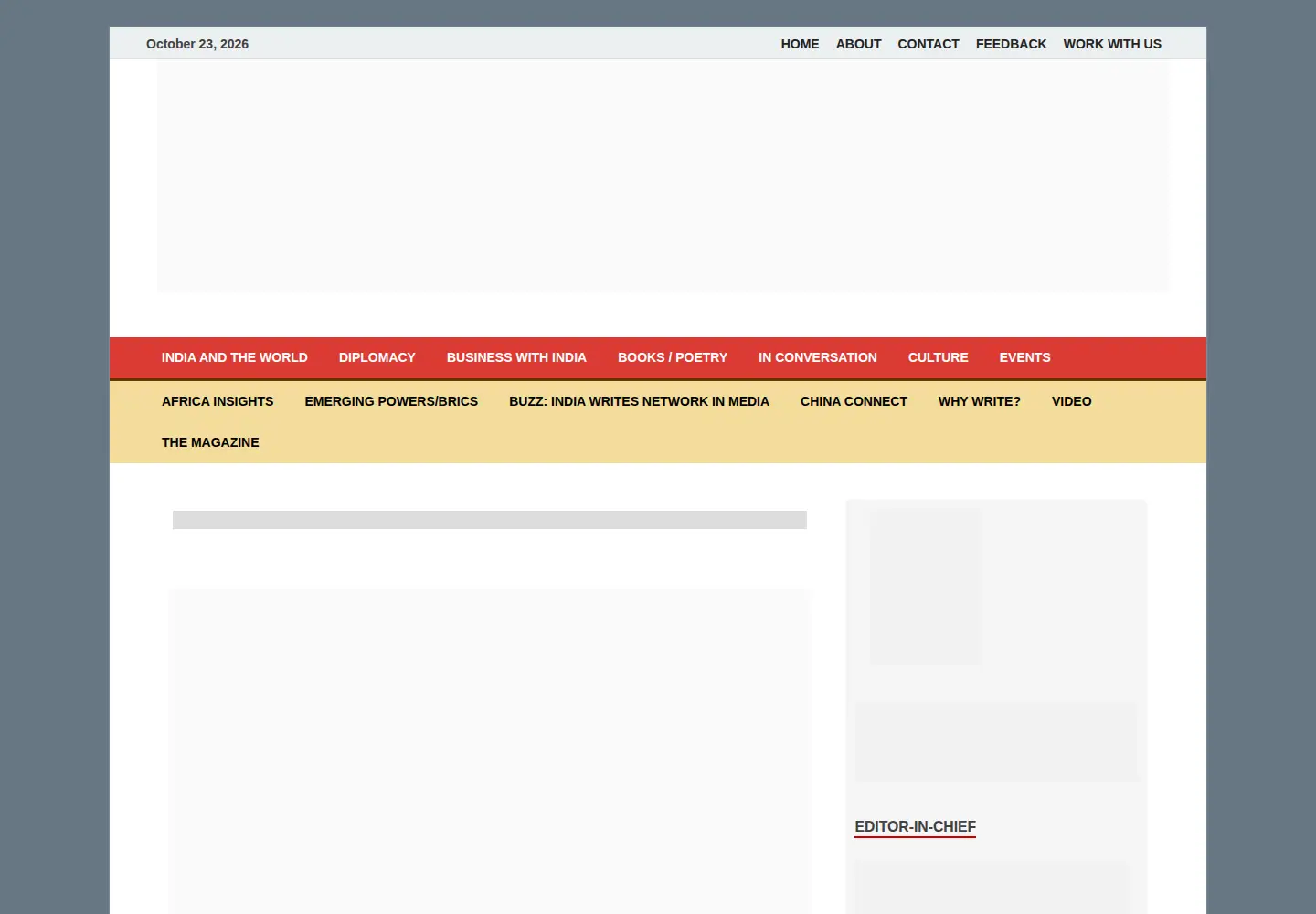Screenshot of indiawrites.org