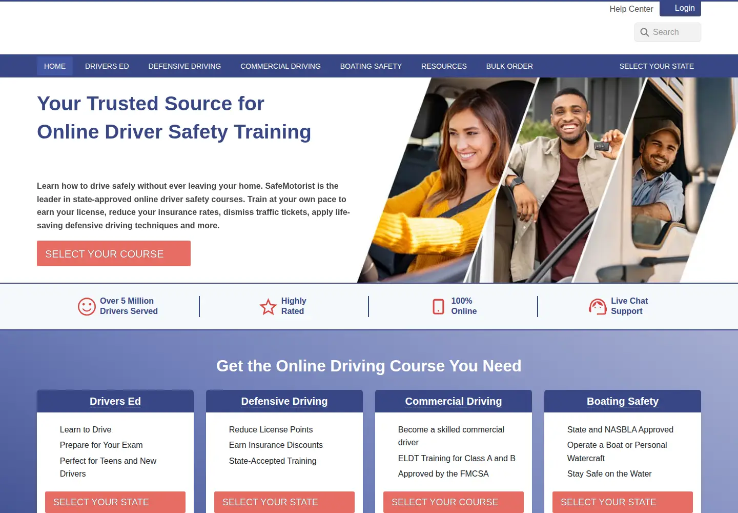 Screenshot of safemotorist.com