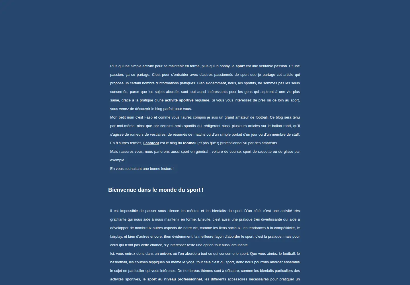 Screenshot of fasofoot.org