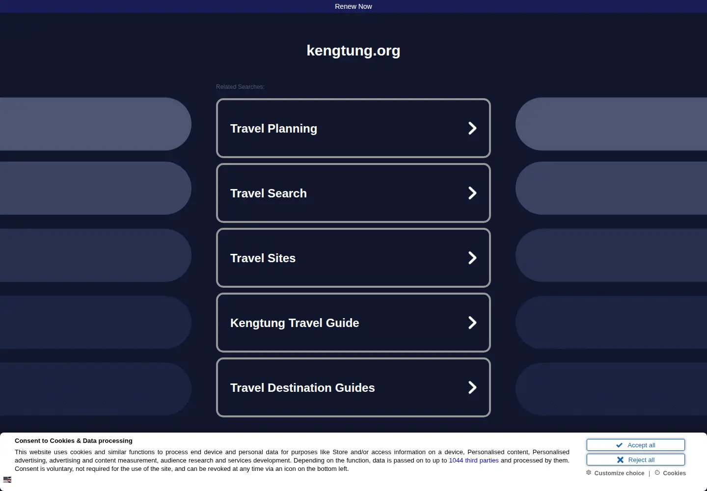Screenshot of kengtung.org