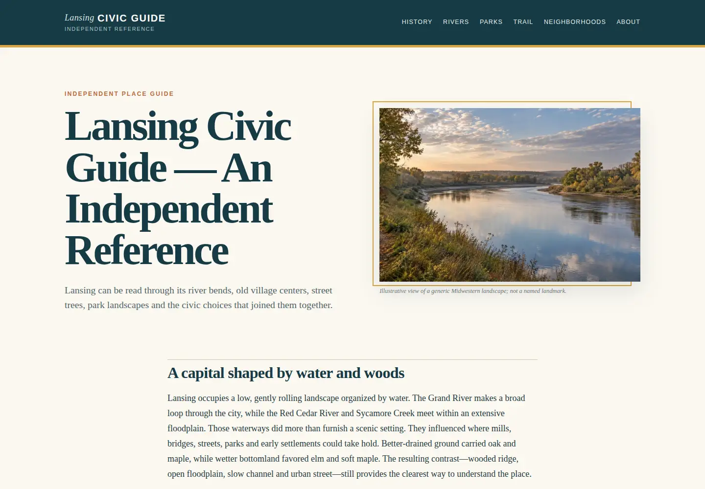 Screenshot of cityoflansingmi.com
