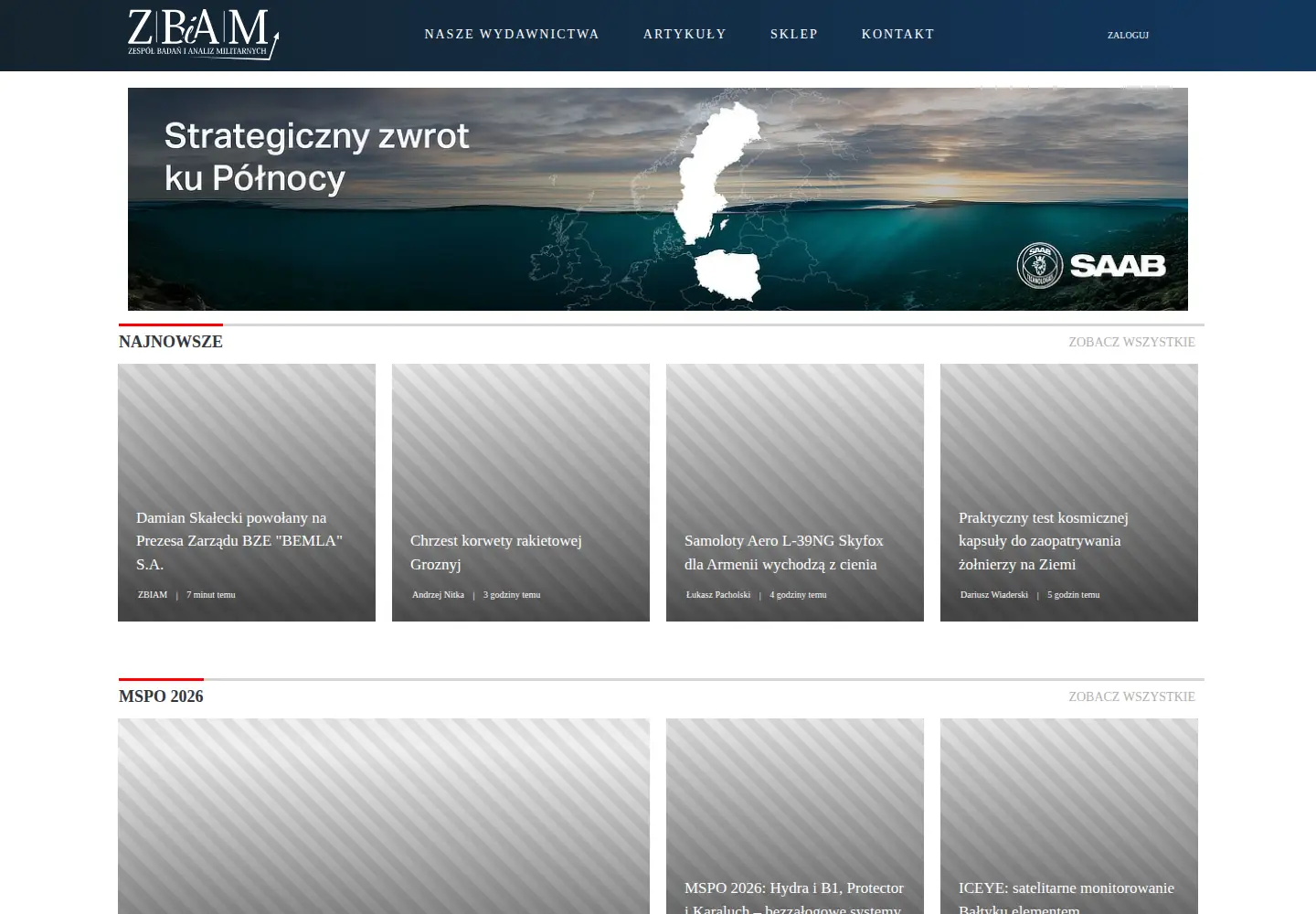 Screenshot of zbiam.pl
