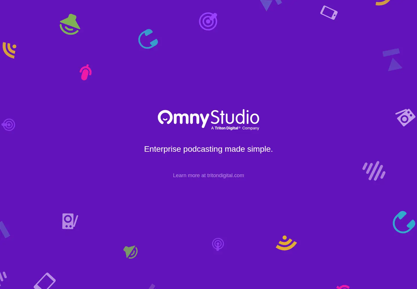Screenshot of omny.fm
