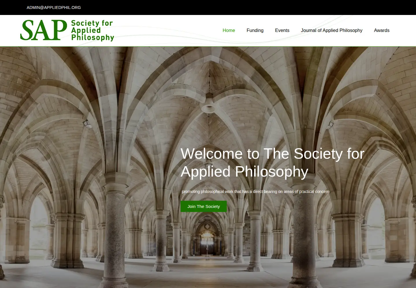 Screenshot of appliedphil.org