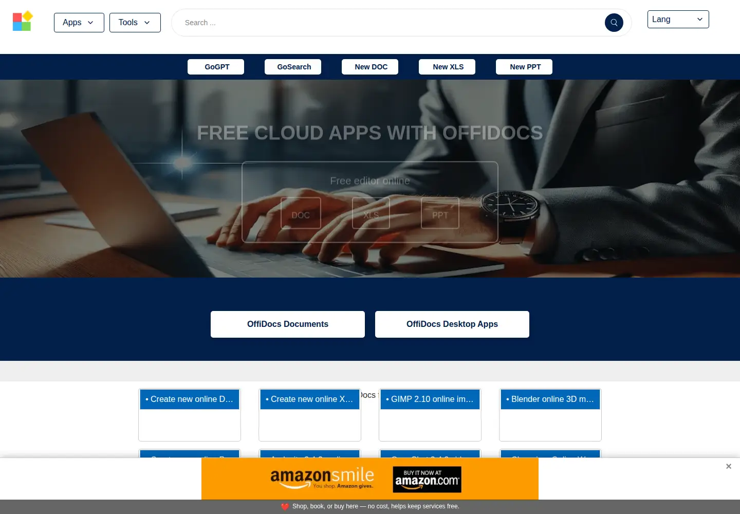 Screenshot of offidocs.com