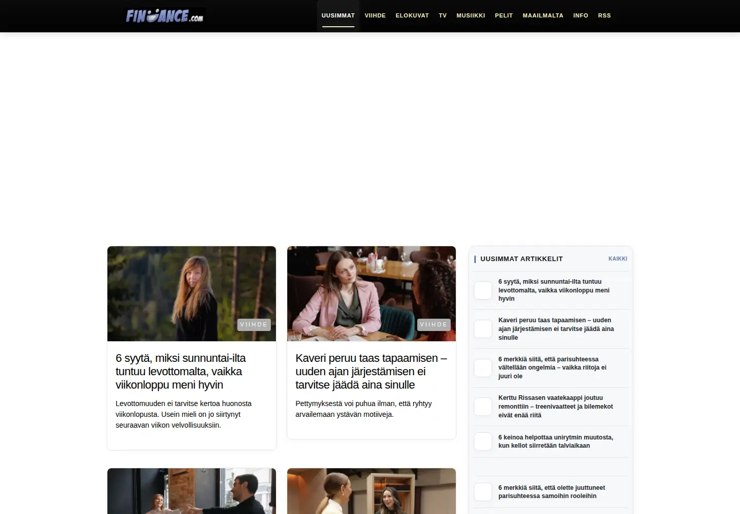 Screenshot of findance.com