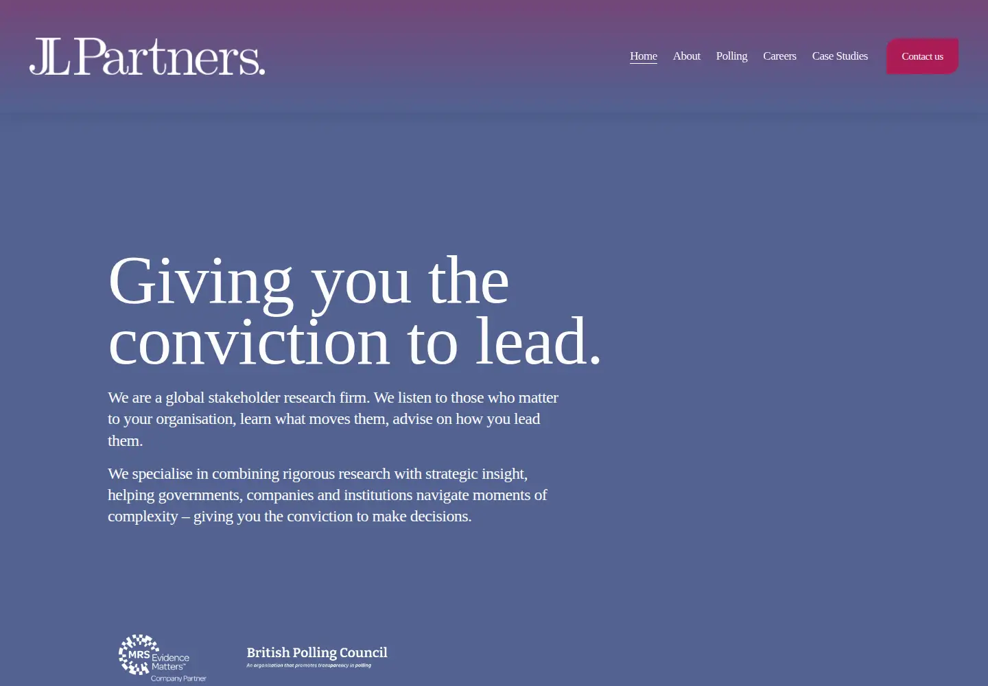 Screenshot of jlpartners.co.uk
