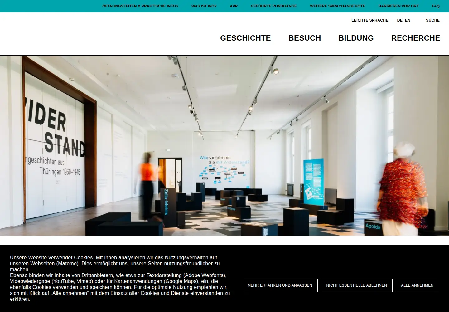 Screenshot of dora.de