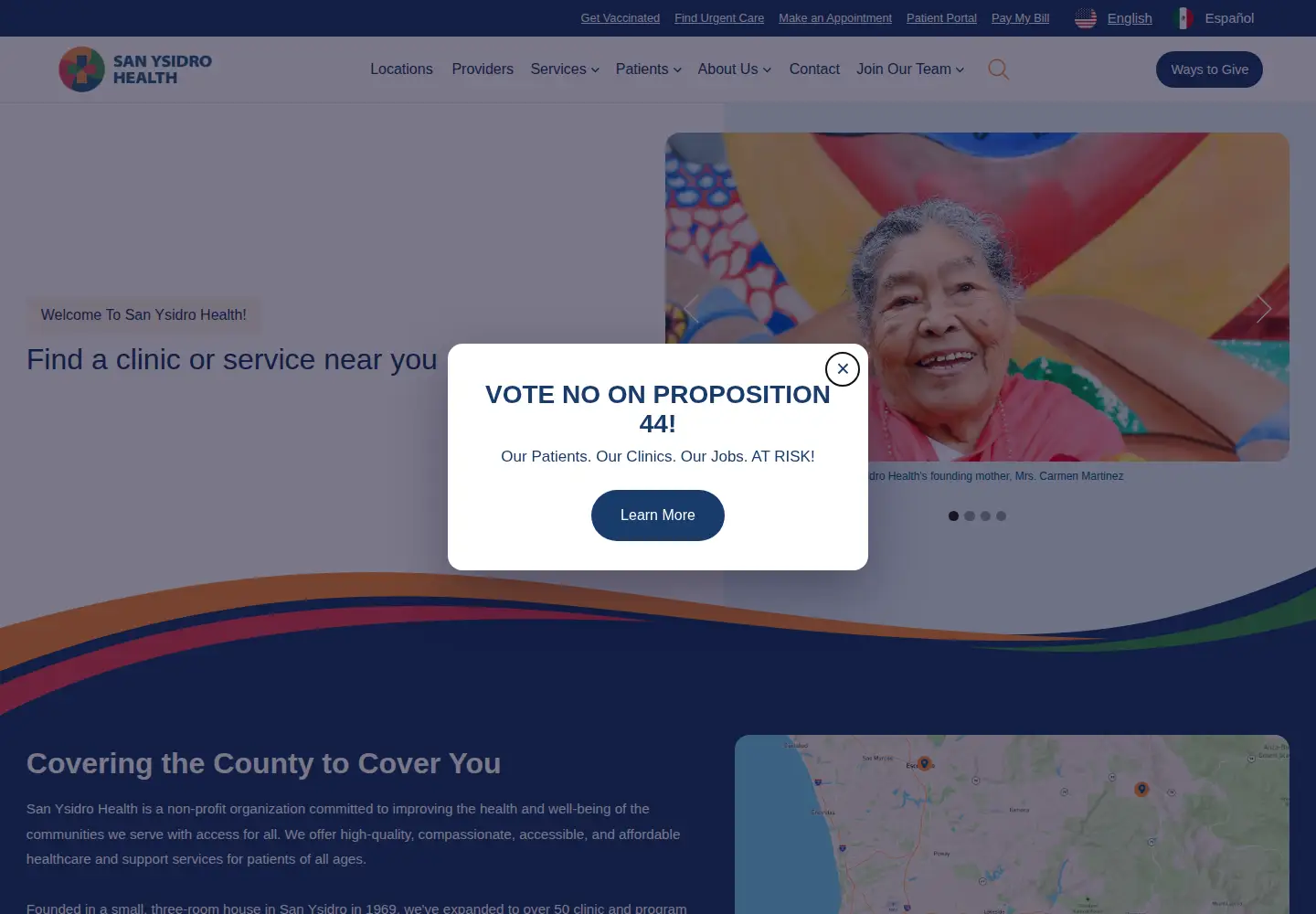 Screenshot of syhealth.org