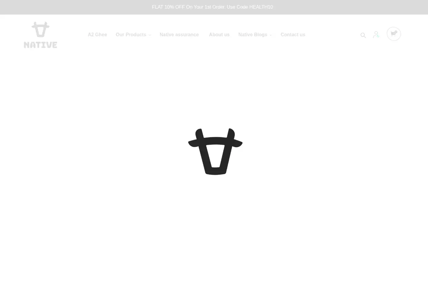 Screenshot of nativemilk.co.in