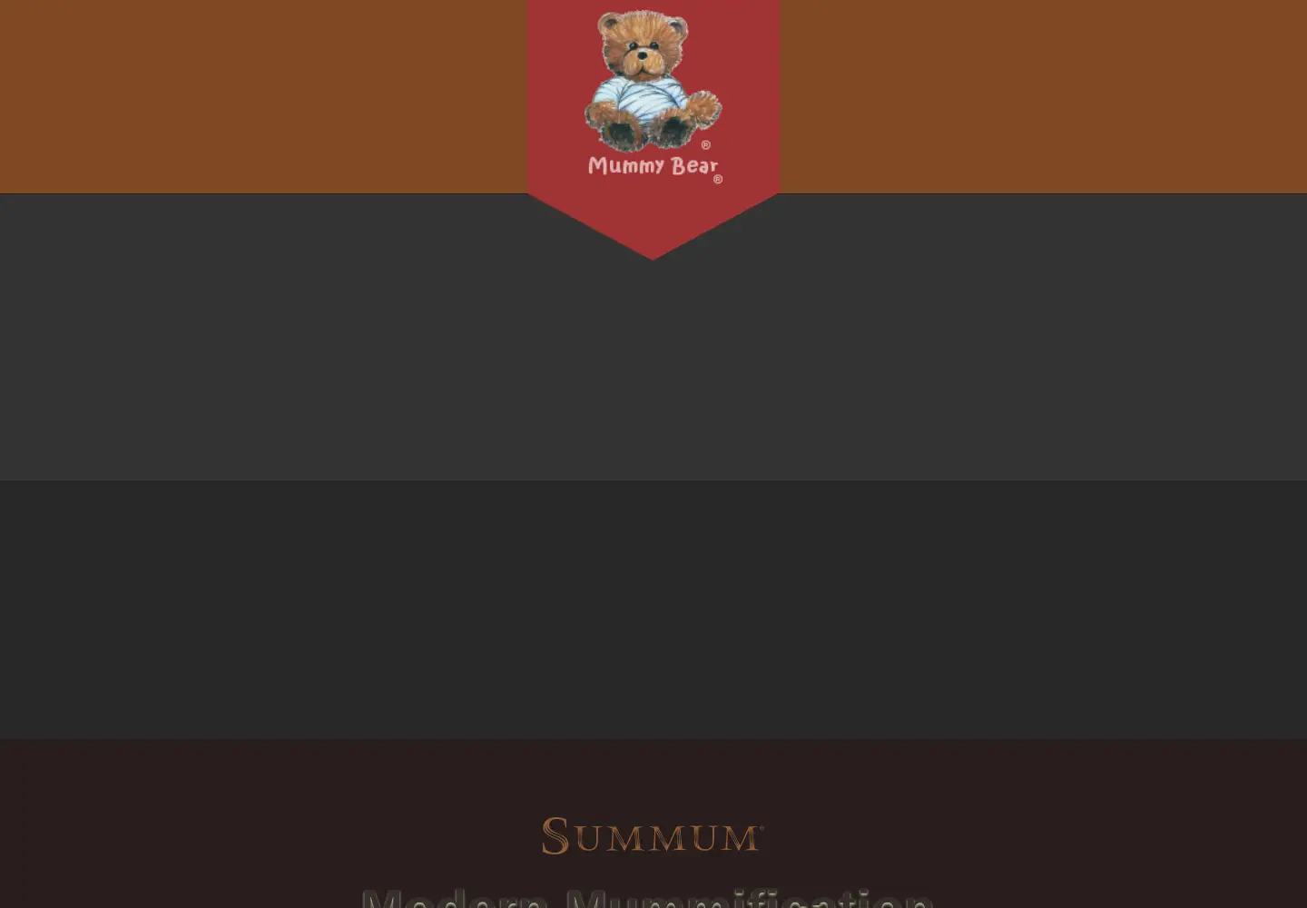 Captured homepage of summum.org in the current scan