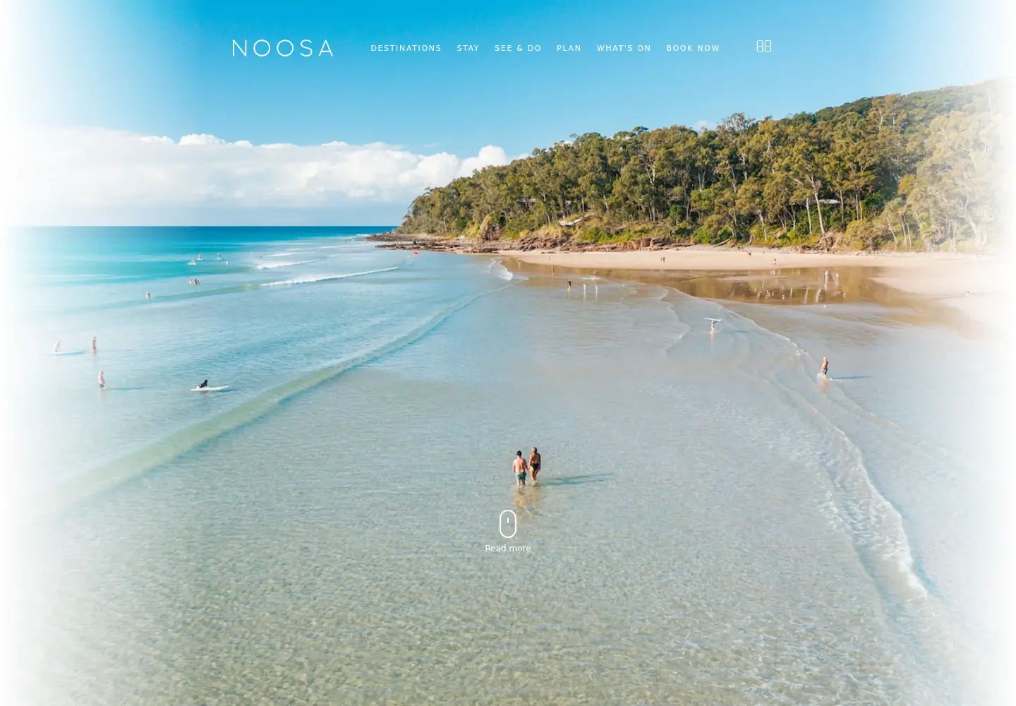 Screenshot of visitnoosa.com.au