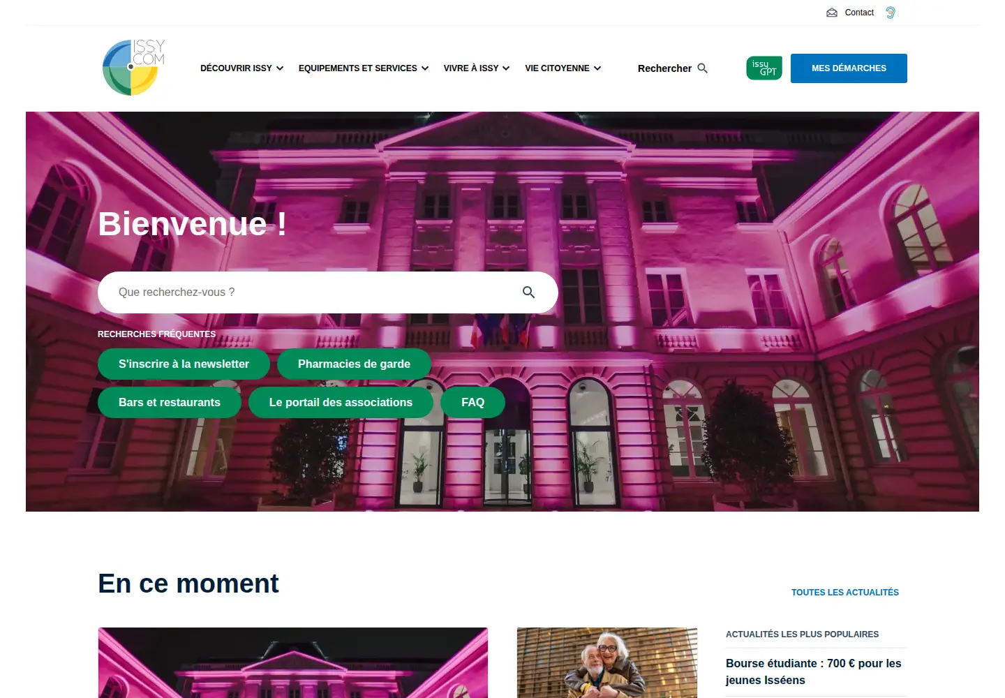 Screenshot of issy.com