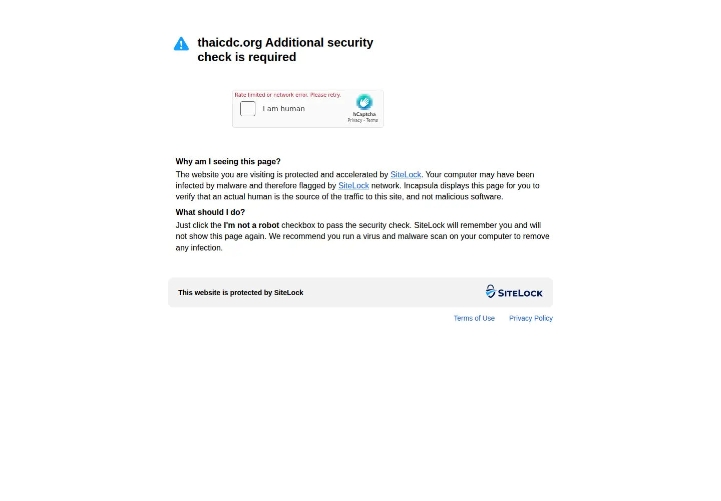 Screenshot of thaicdc.org
