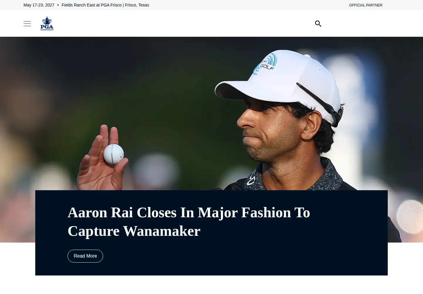 Screenshot of pgachampionship.com