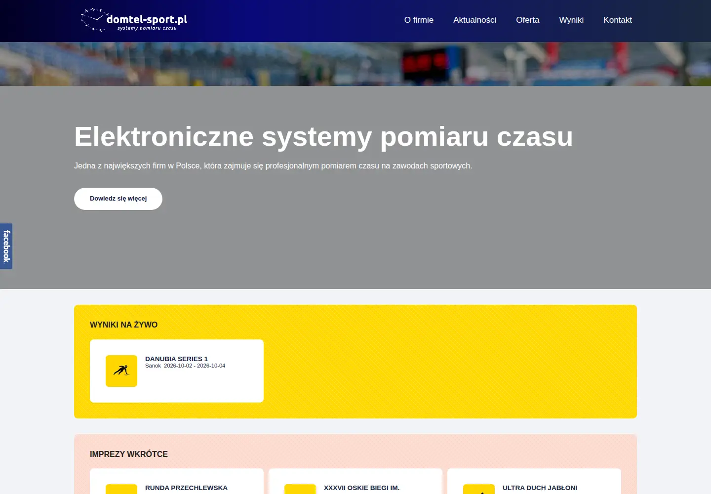 Screenshot of domtel-sport.pl