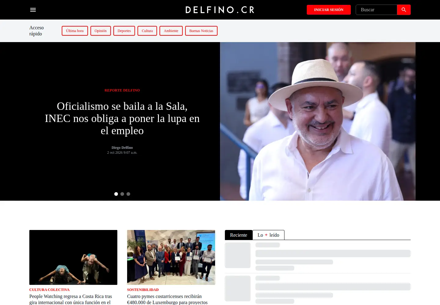 Screenshot of delfino.cr