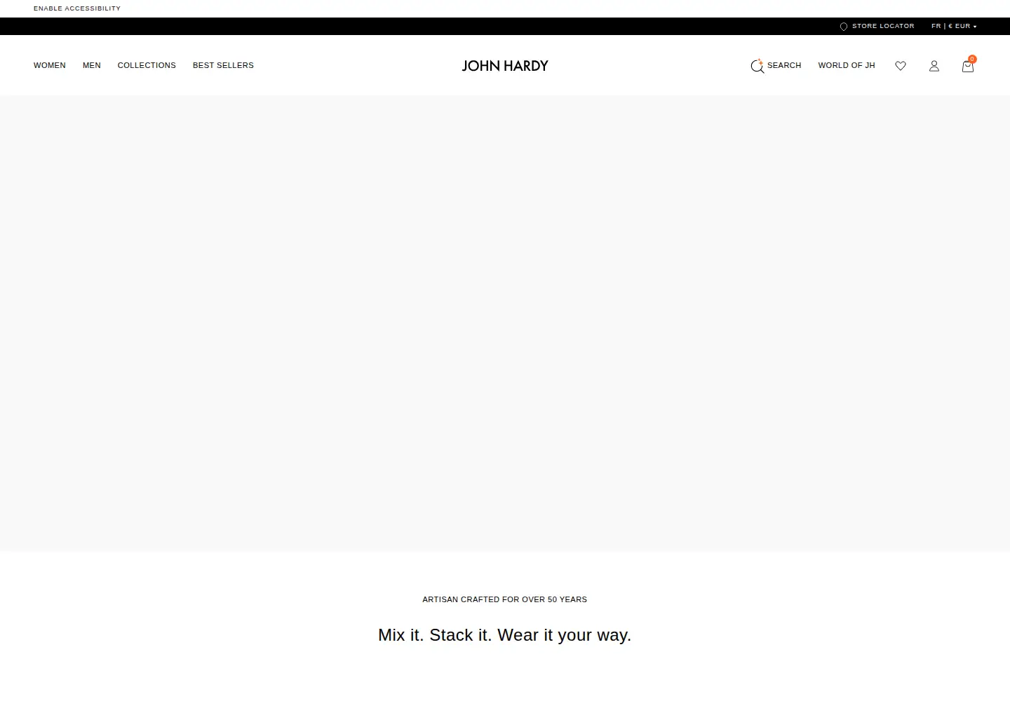 Screenshot of johnhardy.com