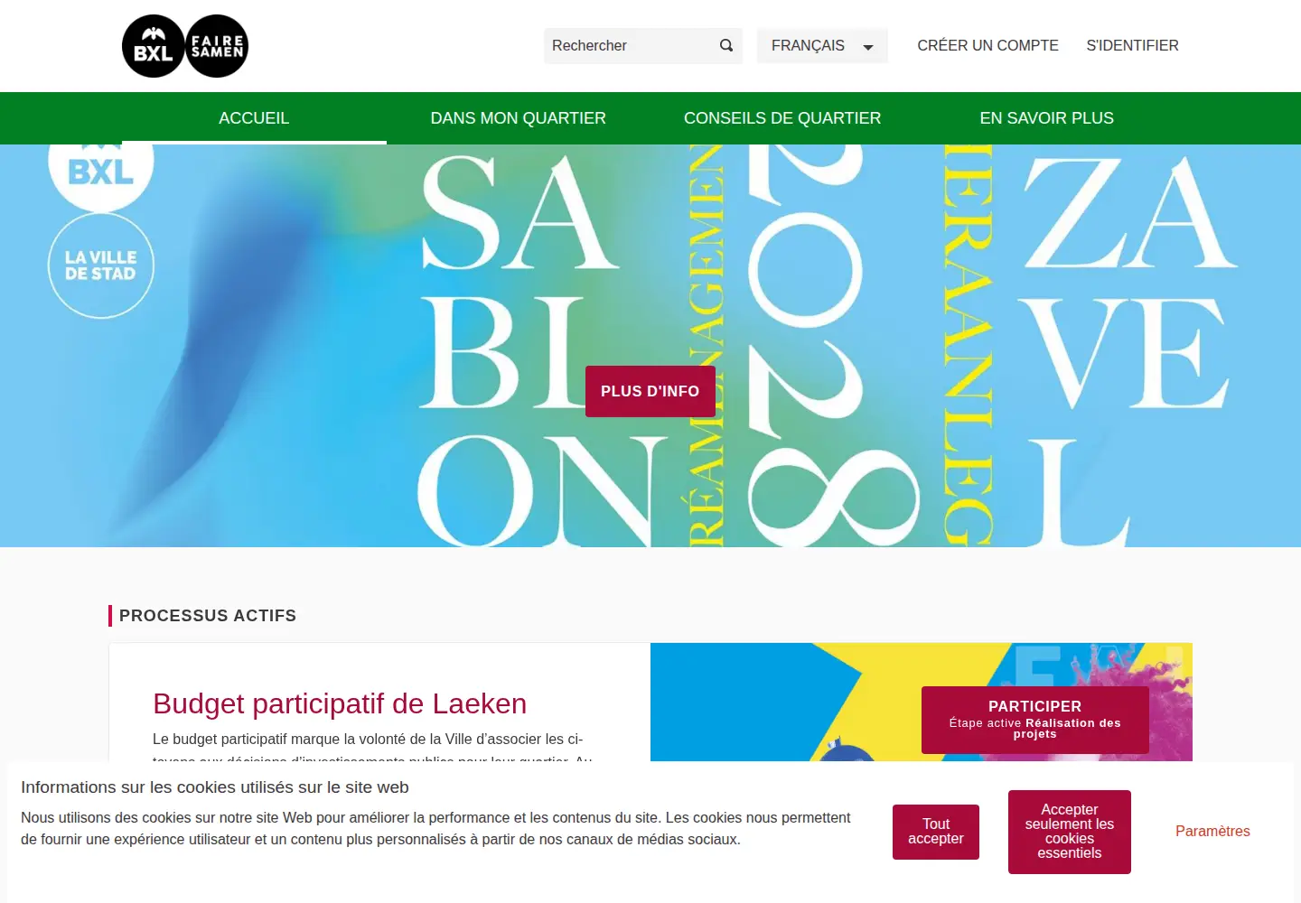 Screenshot of fairebruxellessamen.be