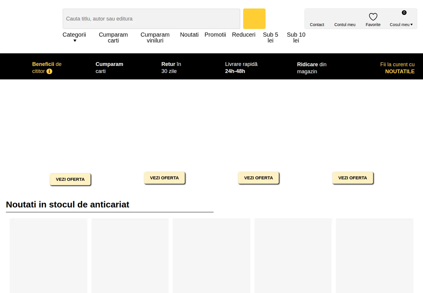 Screenshot of targulcartii.ro