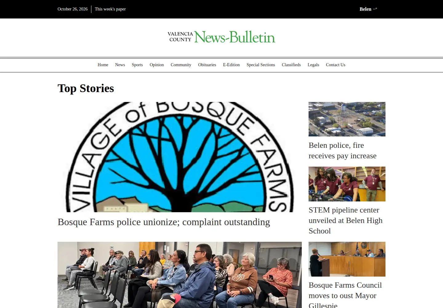Screenshot of news-bulletin.com