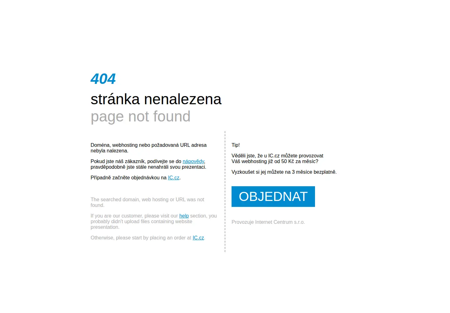 Screenshot of ezin.cz