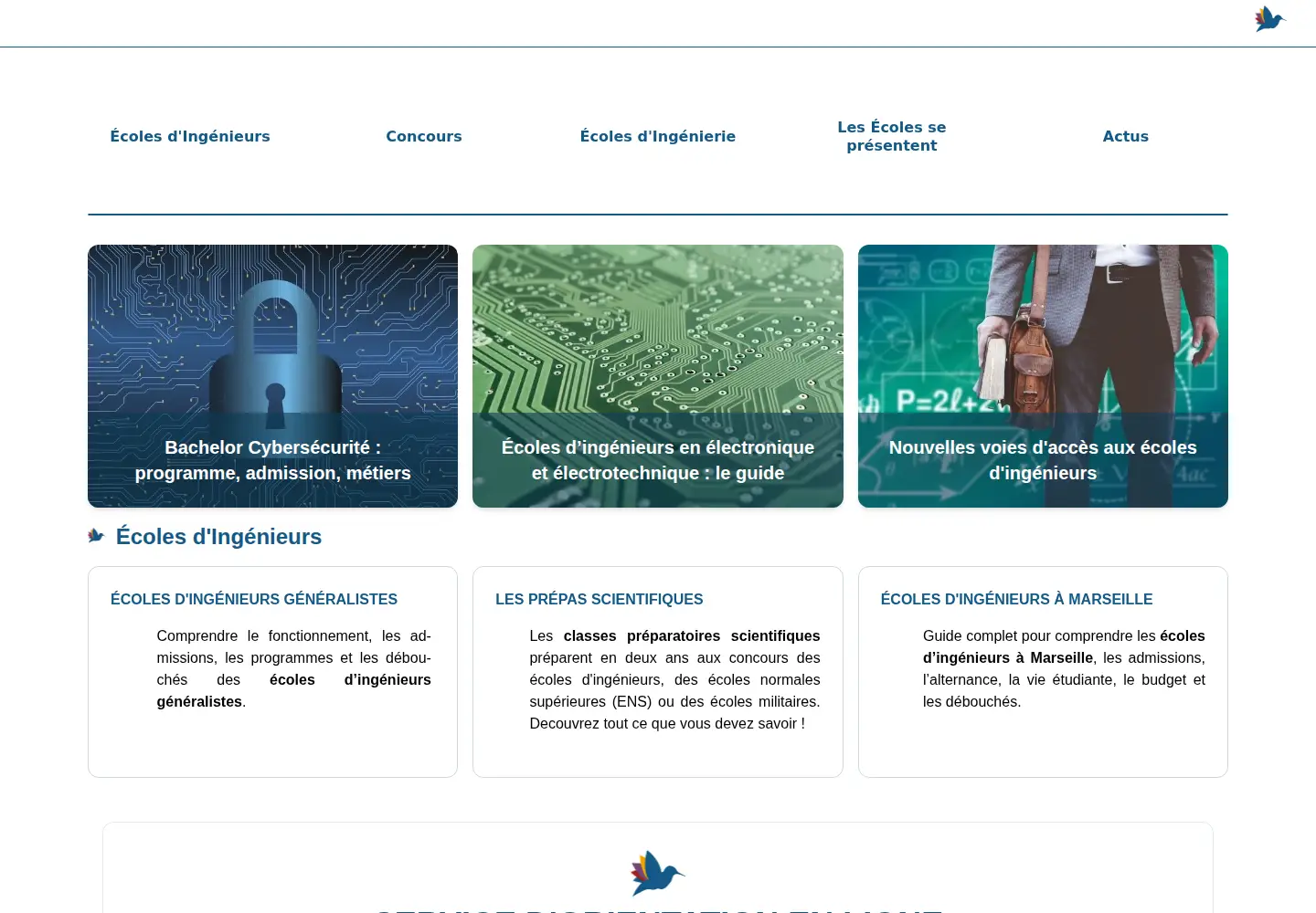Captured homepage of dimension-ingenieur.com in the current scan
