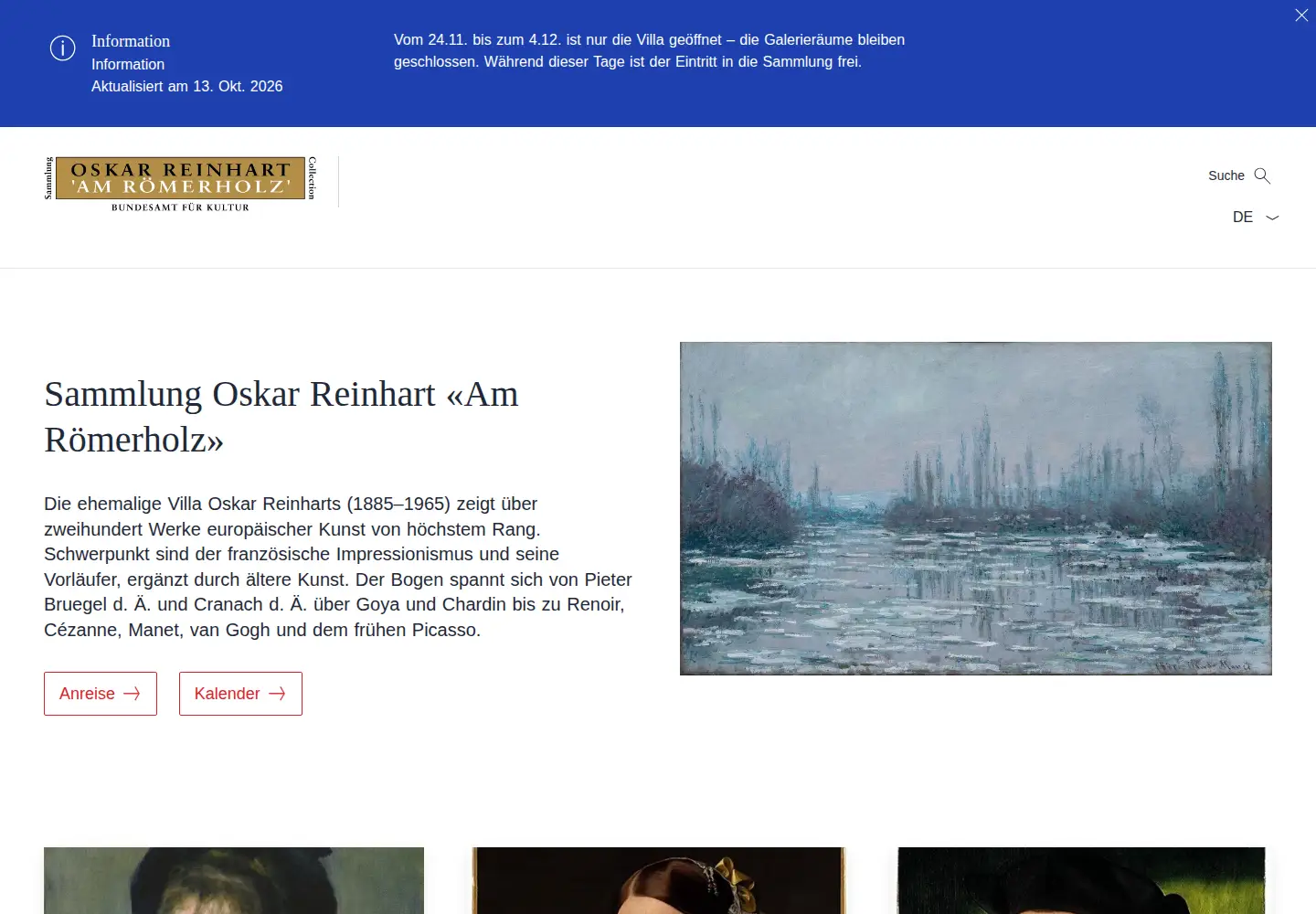 Captured homepage of roemerholz.ch in the current scan