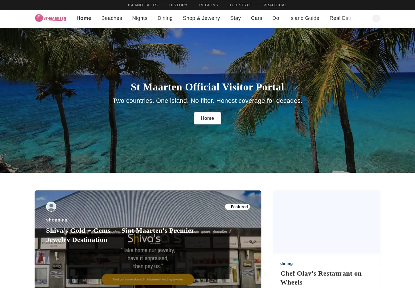 Screenshot of st-maarten.com