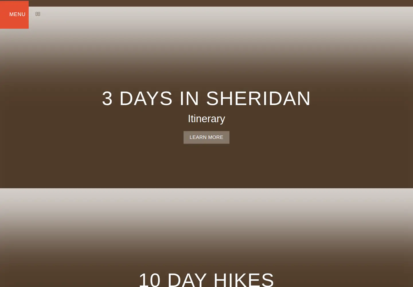 Screenshot of sheridanwyoming.org