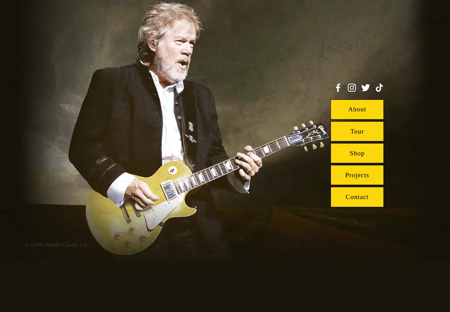 Captured homepage of randybachman.com in the current scan
