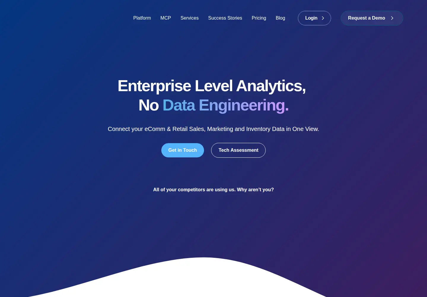 Screenshot of daasity.com