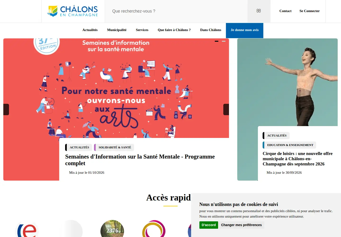 Screenshot of chalonsenchampagne.fr
