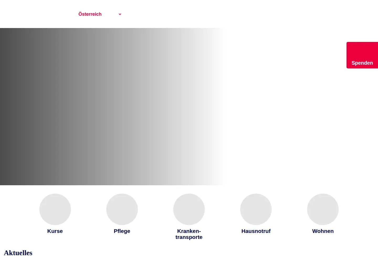 Screenshot of johanniter.at