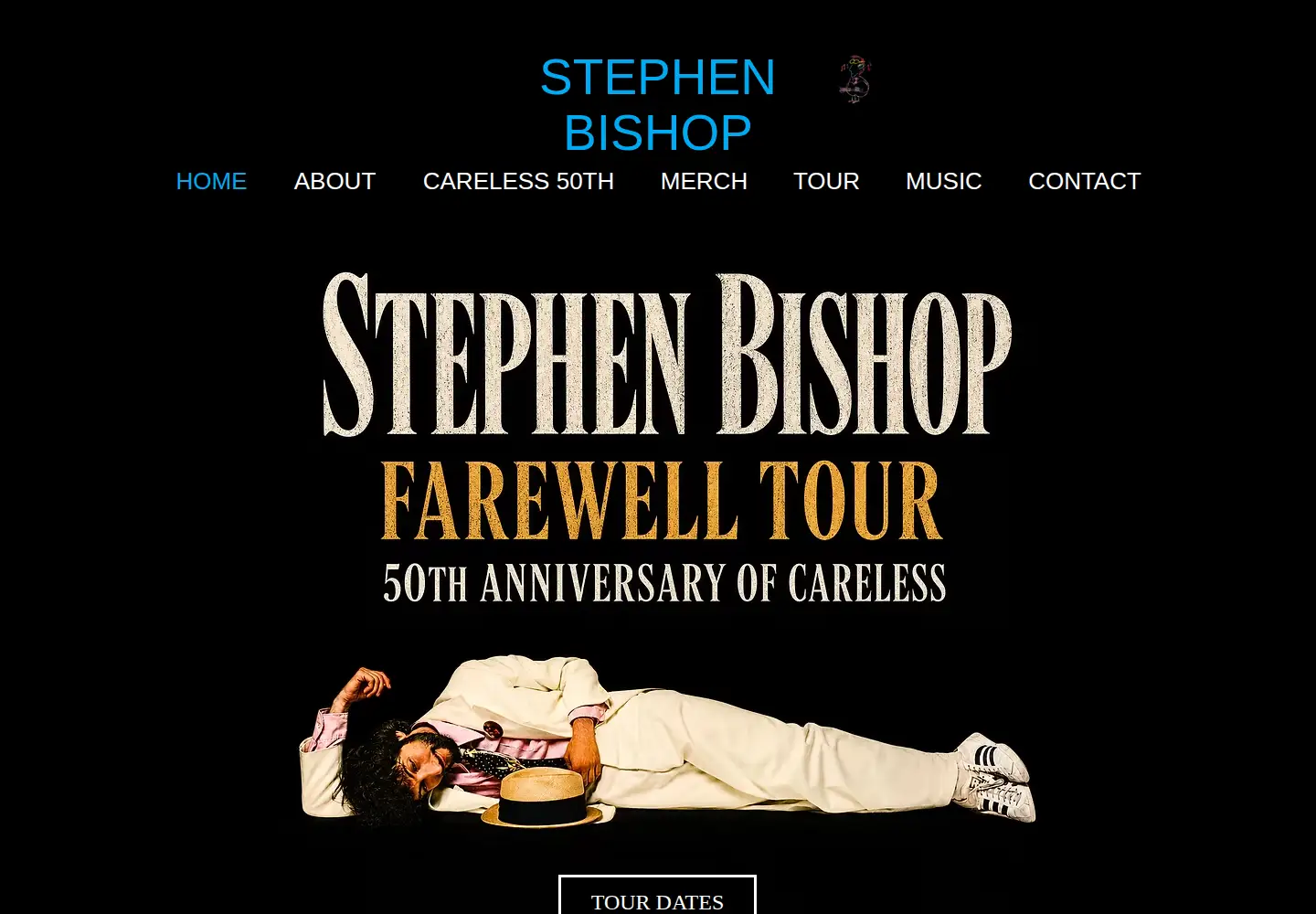 Screenshot of stephenbishop.com