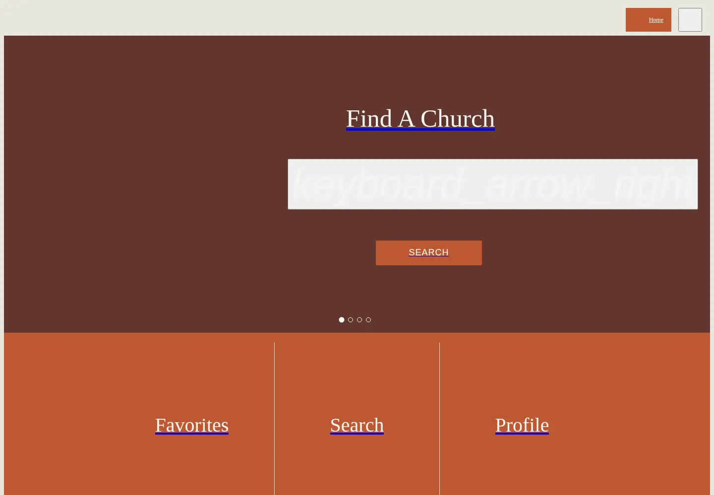 Captured homepage of reformed.net in the current scan