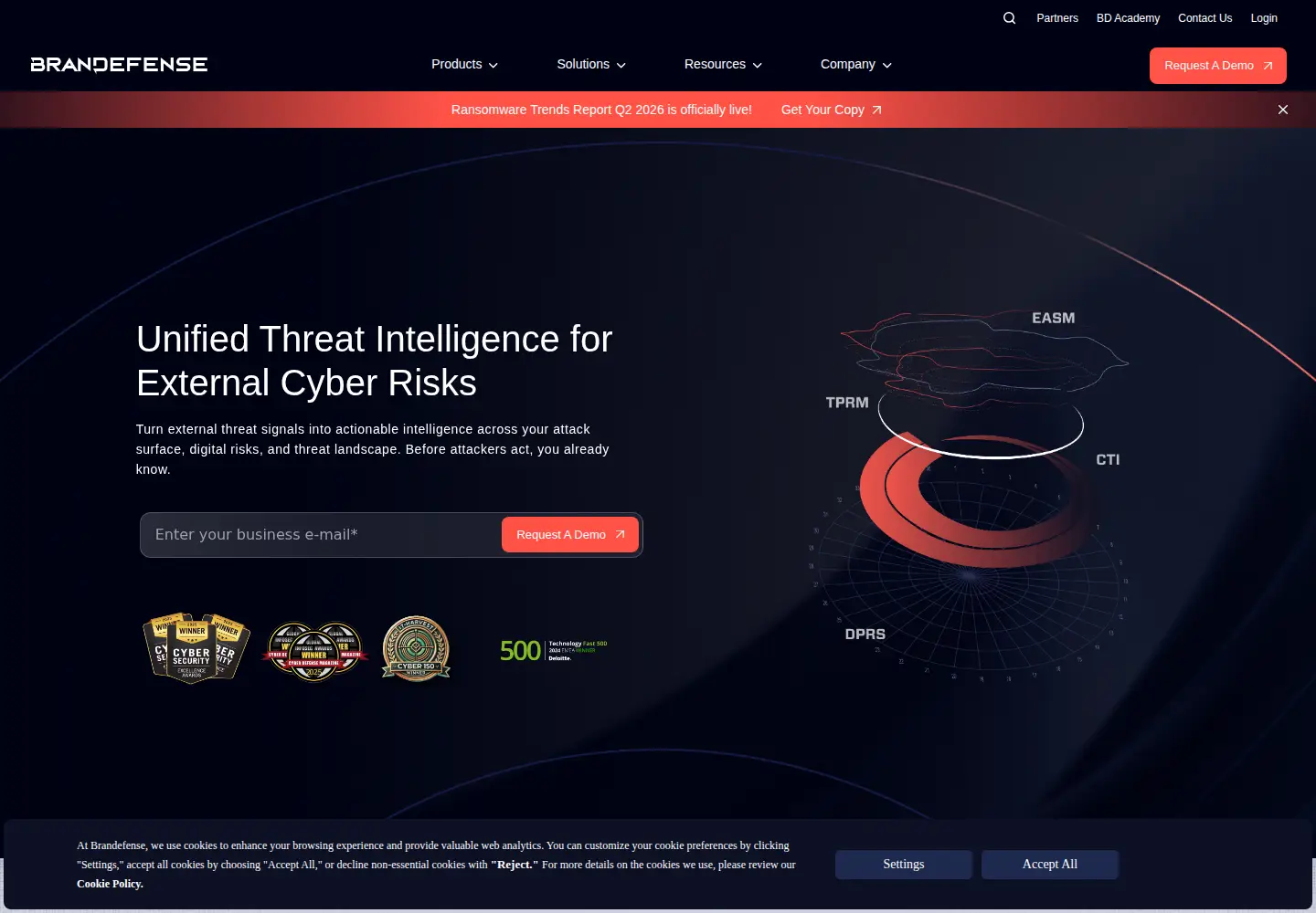Screenshot of brandefense.io
